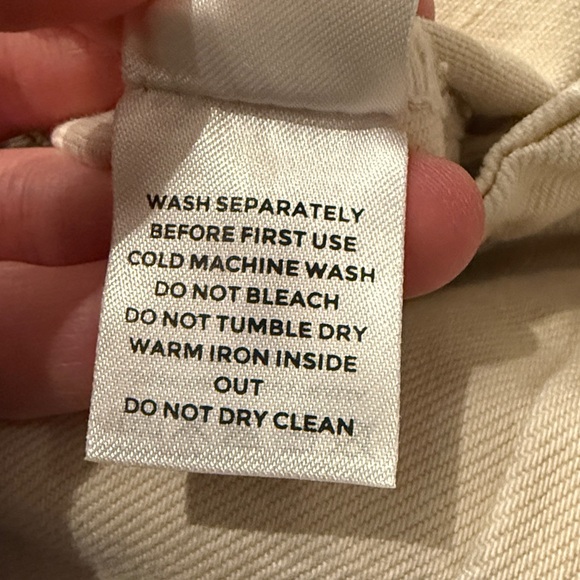 KIVARI Denim Utility Mini Dress Belted Cotton Snap Casual Chore Preppy 4 - Picture 9 of 9